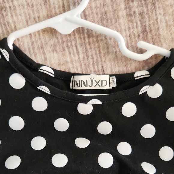 Charming Polka Dot and Tulle Dress for Kids - Picture 2 of 10